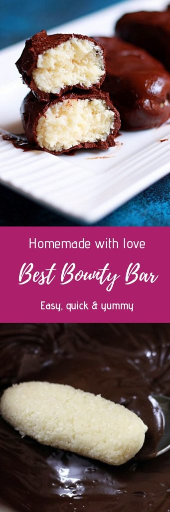 Homemade Bounty (3 Ingredients Only) - Lilie Bakery