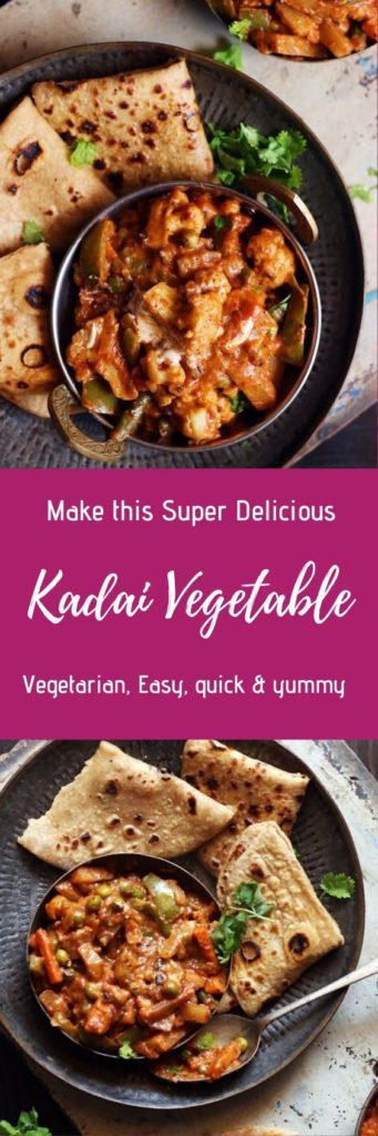 Veg Kadai Recipe  Kadai Vegetable (Restaurant Style)