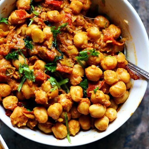 Easy Chickpea Curry (Vegan) | Cook Click N Devour!!!