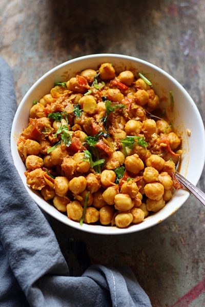 Easy Chickpea Curry (Vegan) | Cook Click N Devour!!!